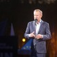  Donald Tusk podczas manifestacji poparcia dla obecności Polski w Unii Europejskiej  