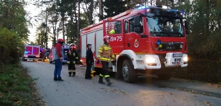 Na miejscu pracowały wszystkie służby