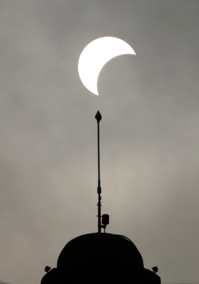 CAMBODIA SOLAR ECLIPSE (Partial solar eclipse in Cambodia)