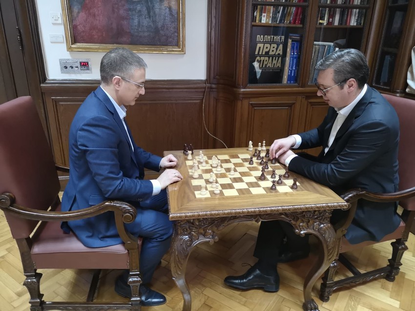 Aleksandar Vučić i Nebojša Stefanović