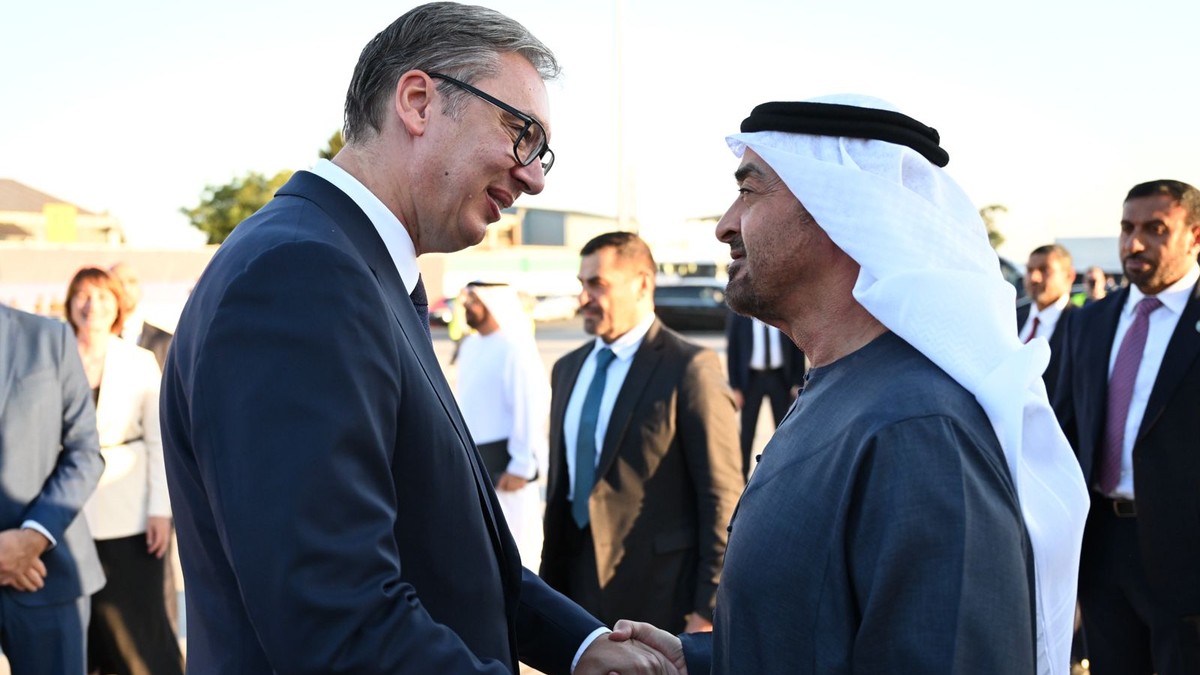 Muhamed Bin Zajed u poseti Beogradu