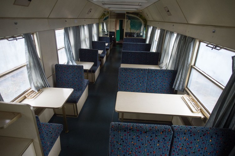 Rządowy pociąg z czasów Gierka