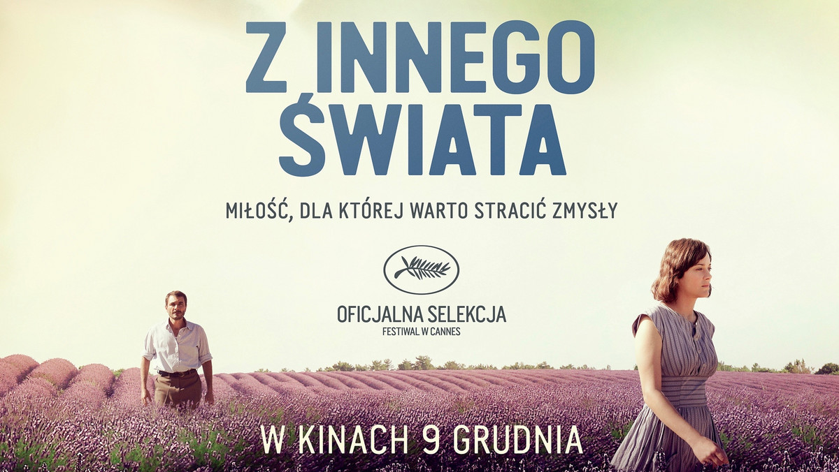 Laureatka Oscara Marion Cotillard w zmysłowej, poruszającej i pełnej emocji opowieści o kobiecie, która pragnęła miłości. "Z innego świata" w kinach od 9 grudnia.