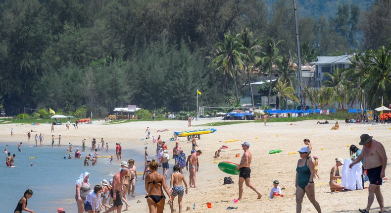 A beach in the Thai resort of Phuket.Mladen Antonov/Getty Images