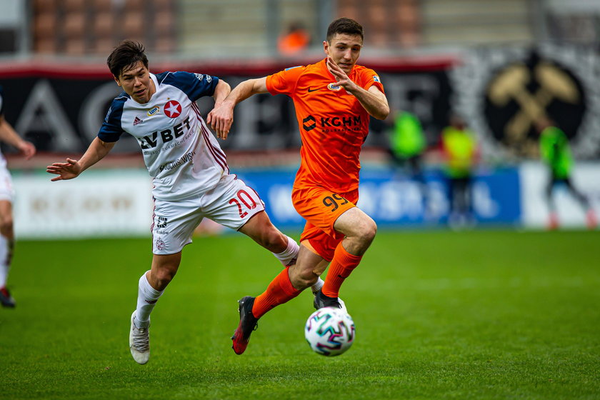 Pilka nozna. PKO Ekstraklasa. Zaglebie Lubin - Wisla Krakow. 16.02.2020