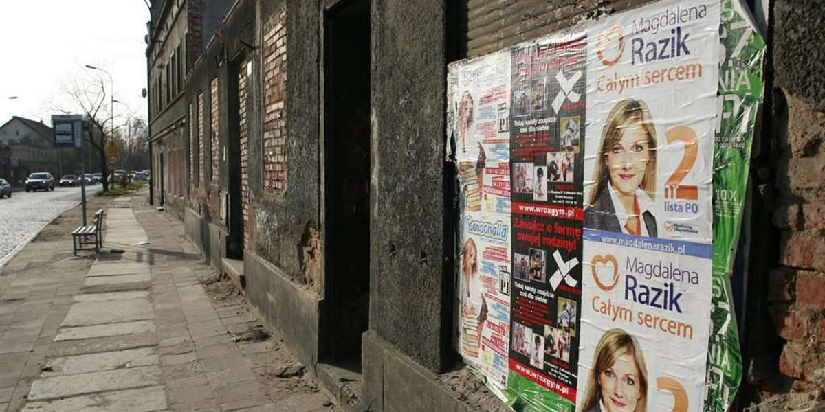 Kandydaci zapłacą za sprzątanie plakatów