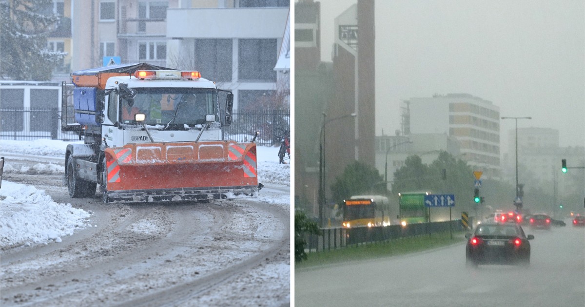 Pogoda w Polsce: ulewy i śnieg