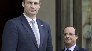 Francja: prezydent Hollande przyjął Witalija Kliczkę