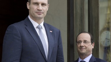 Francja: prezydent Hollande przyjął Witalija Kliczkę