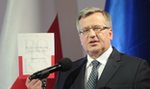 Komorowski chwali się dialogiem, a na debatę nie przyjdzie