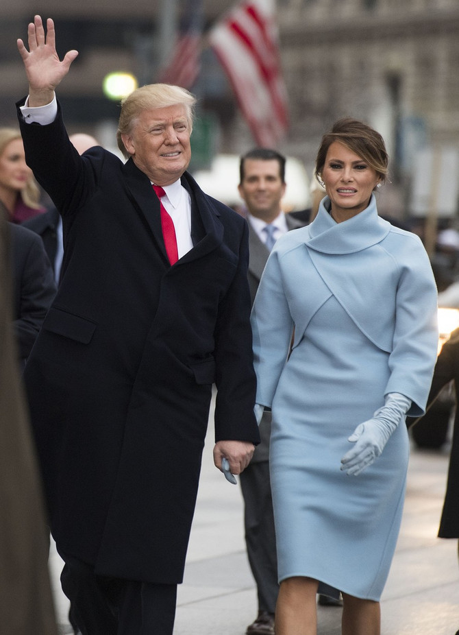 Melanija Tramp na inauguraciji