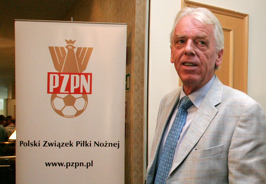 Leo Beenhakker w siedzibie PZPN