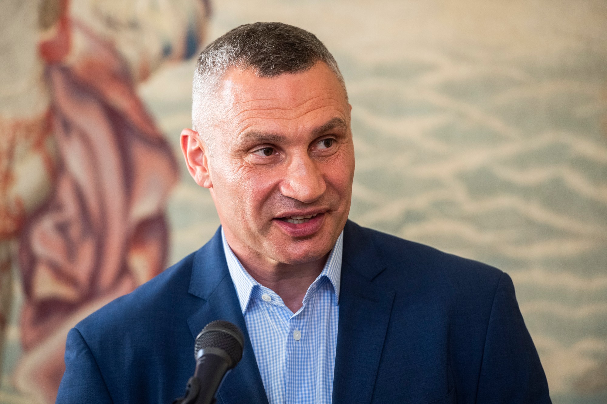 Starosta ukrajinského hlavného mesta Kyjev Vitalij Kličko.