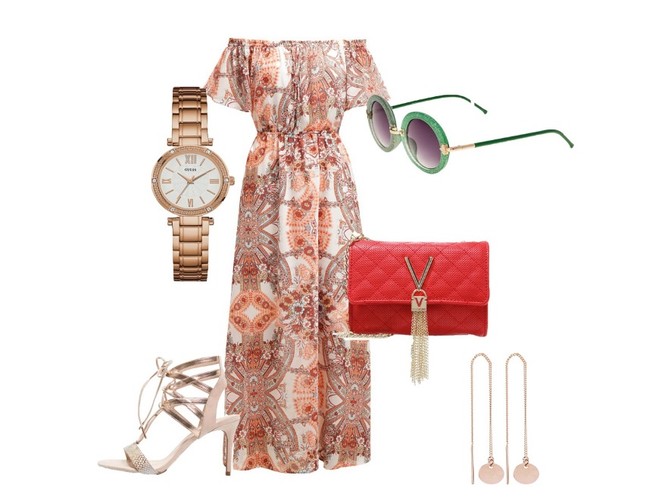 Odkryte ramiona. STYLIZACJE