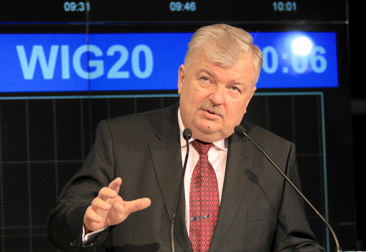 Prezes banku BGŻ, Jacek Bartkiewicz