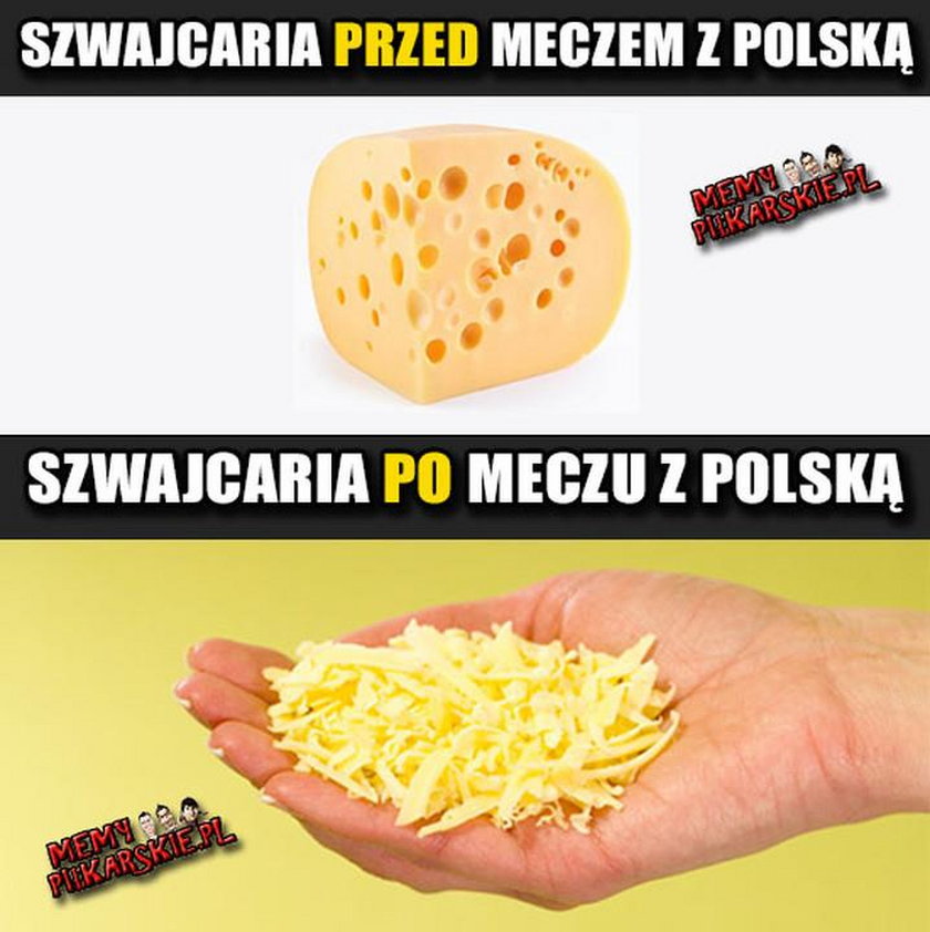 Memy po meczu Polska - Szwajcaria. GALERIA