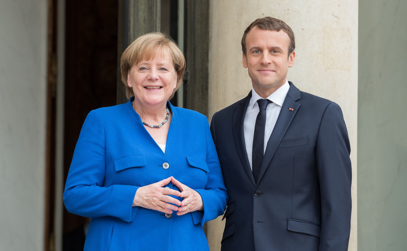 Kanclerz Niemiec Angela Merkel oraz prezydent Francji Emmanuel Macron rozmawiali w czwartek telefonicznie na temat sytuacji międzynarodowej, ze szczególnym uwzględnieniem Syrii