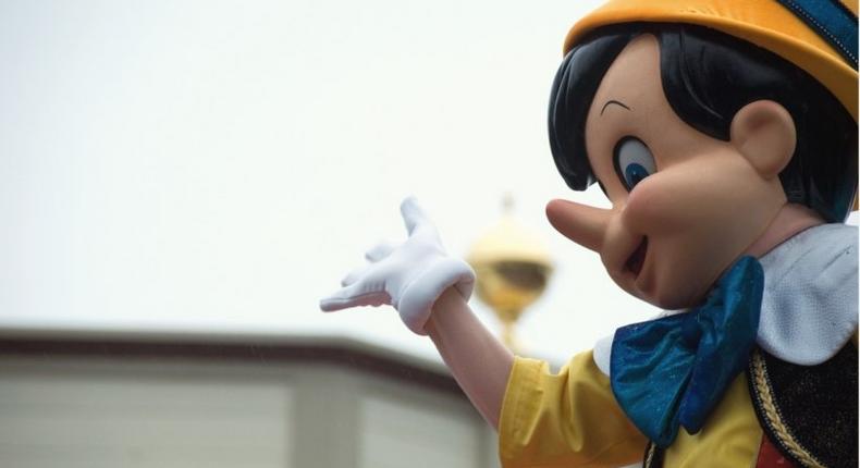 Disney's Pinnochio is the widely accepted poster child for liars the world over.