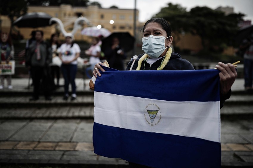 Protest izbeglih iz Nikaragve u Kostariki