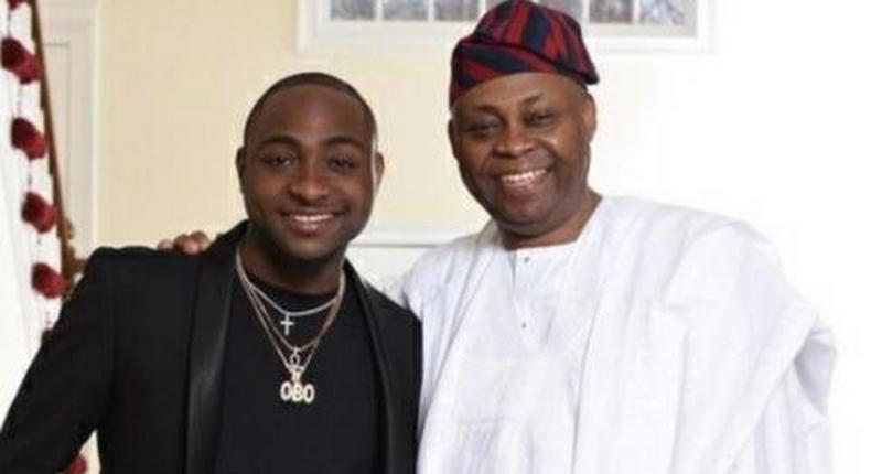 Davido and dad, Pa Adeleke