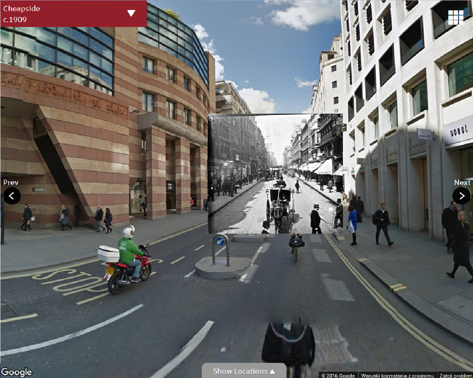 Londyn dawniej i dziś - Cheapside