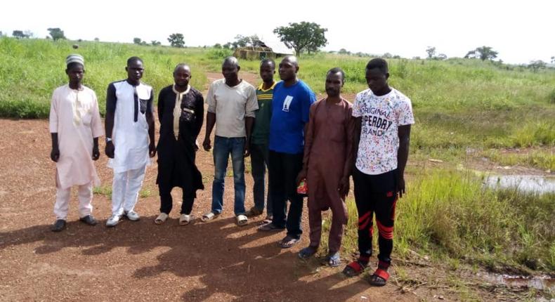 Eight kidnapped victims rescued by Troops of Operation Whirl Punch under 1 Division, Nigerian Army Kaduna. The victims were rescued from a village in Chikun Local Government Area, Kaduna State [NAN]