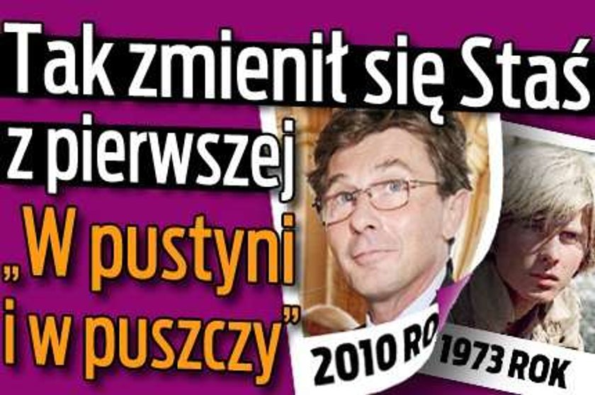 Tak zmienił się Staś z pierwszej "W pustyni i w puszczy"