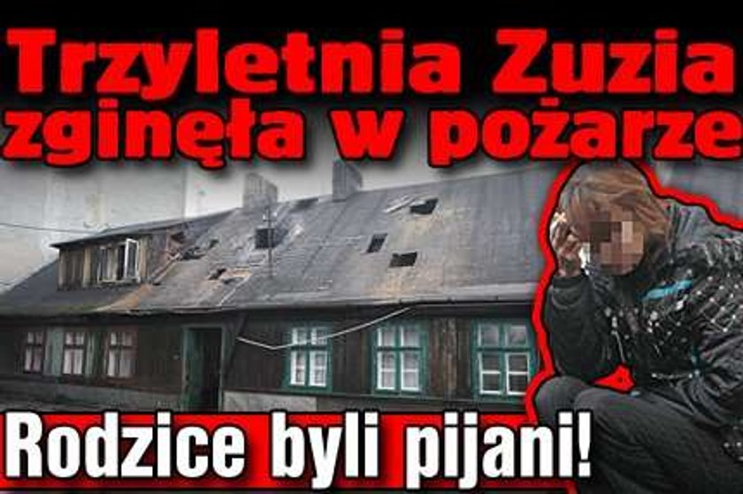 3-latka zginęła w pożarze. Pijani rodzice jej nie uratowali