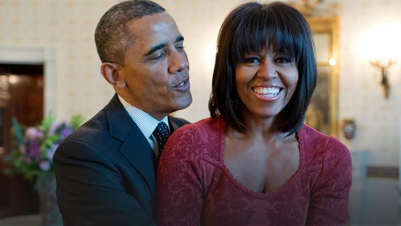 Michelle i Barack Obamowie w 2013 r.