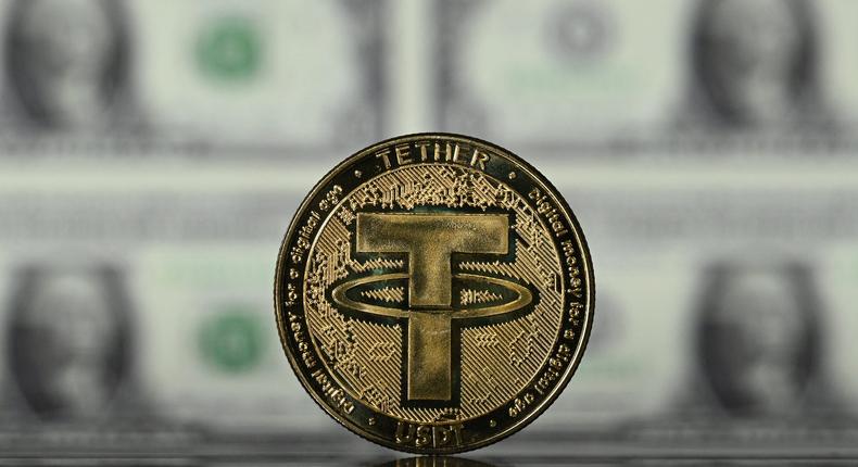 Tether dropped to well below $1 Thursday as crypto markets showed signs of stress.