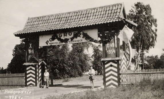 Miasteczko Dziecięce, Podgrodzie, Nowe Warpno, 1954 r. 