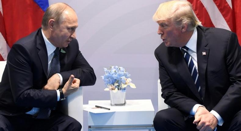 President Donald Trump and Russia's President Vladimir Putin met for the first time on the sidelines of the G20 Summit in Hamburg last week