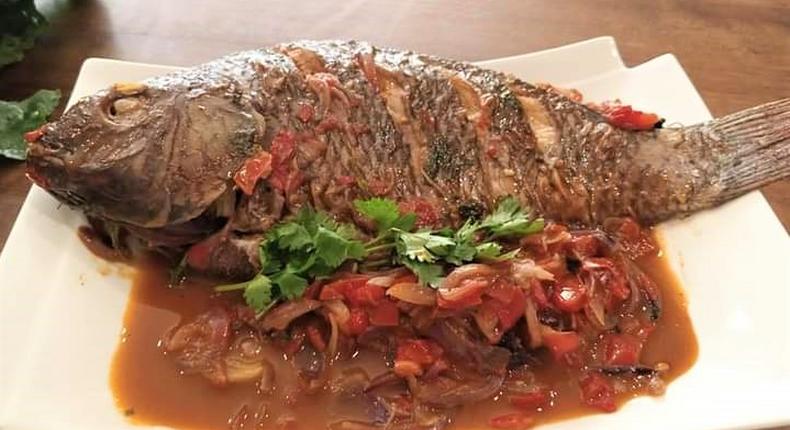 Recipe with a Pulselive Twist: Fried Whole Tilapia with dhania and chilies