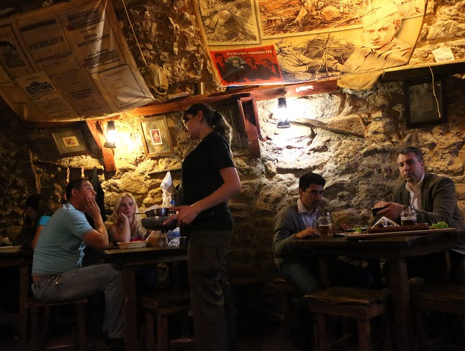 Restauracja 'Kryjówka' na Rynku we Lwowie