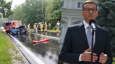 Premier reaguje po tragicznym wypadku w Stalowej Woli. Będą zaostrzone kary dla pijanych kierowców