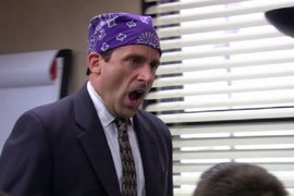 Stiv Karel u filmu "The Office" igra Majkla Skota koji je ubeđen da je genijalni menadžer, a istina je potpuno drugačija