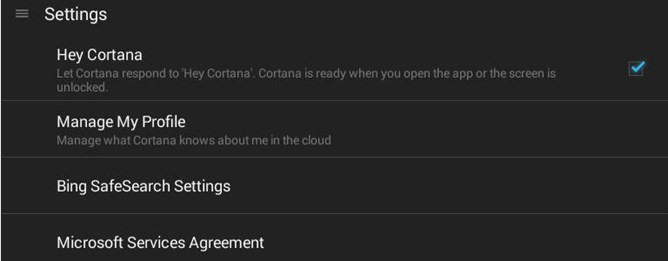 "Hey Cortana" można wyłączyć w ustawieniach Cortany
