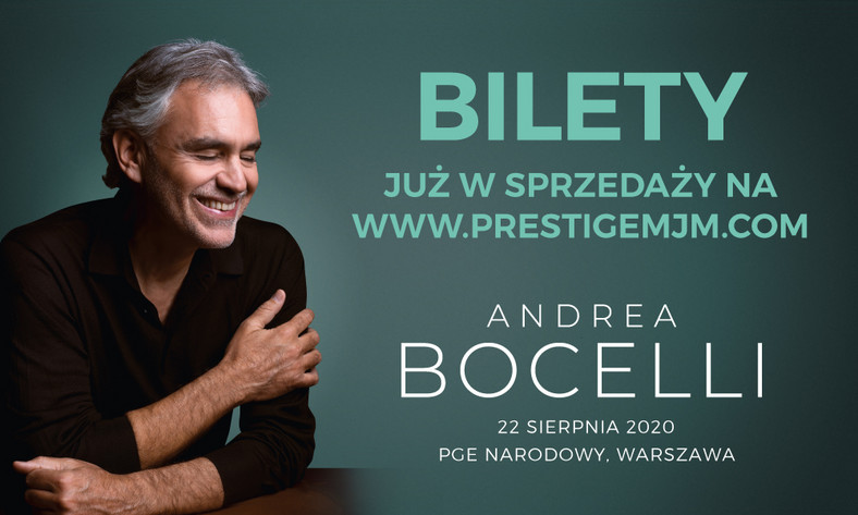 Andrea Bocelli na PGE Narodowym w Warszawie