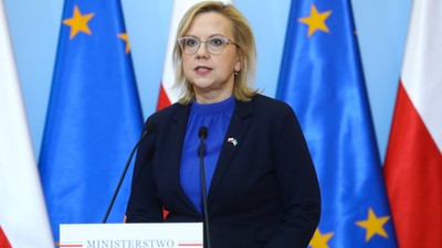 Warszawa, 14.06.2022. Minister klimatu i środowiska Anna Moskwa podczas konferencji prasowej po posiedzeniu Rady Ministrów, 14 bm. w siedzibie KPRM w Warszawie. (jm) PAP/Rafał Guz