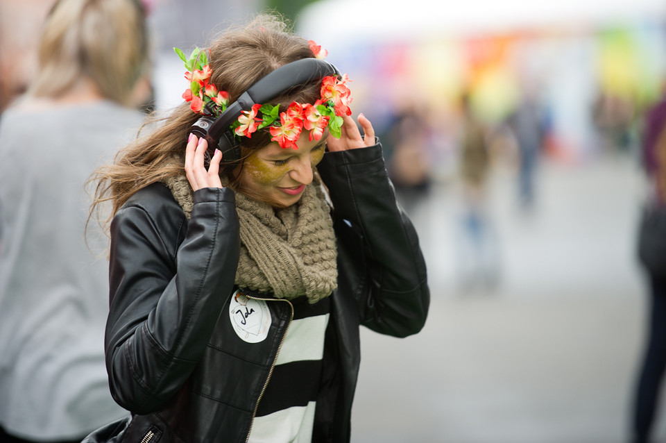 Orange Warsaw Festival 2014 - publiczność drugiego dnia festiwalu