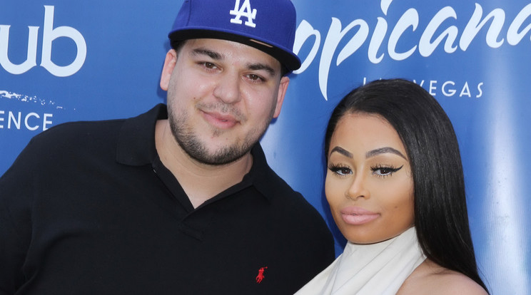 Rob Kardashian és volt barátnője, Blac Chyna/Fotó:Northfoto