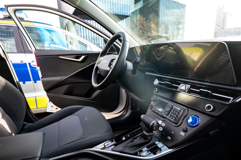 Kia Niro - nowe radiowozy w śląskiej policji