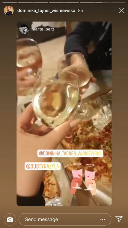 Dominika Tajner-Wiśniewska na Instagramie