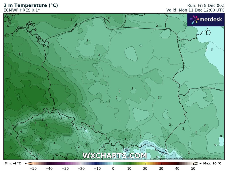 Z zachodu zacznie napływać coraz cieplejsze powietrze