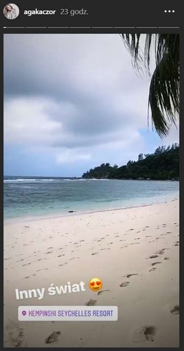 miodowy miesiąc Agnieszki Kaczorowskiej