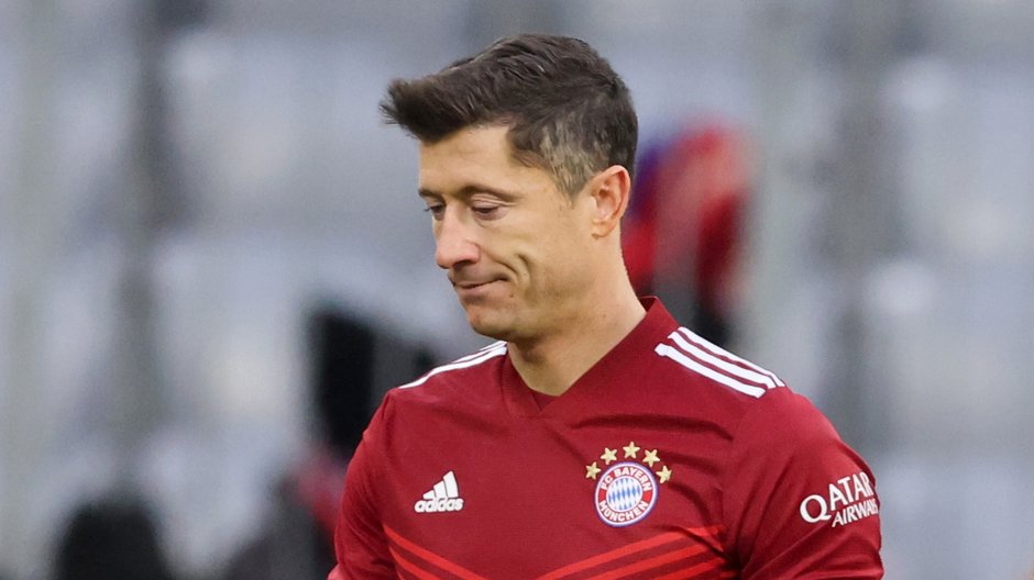 Robert Lewandowski w barwach Bayernu (marzec 2022 r.)