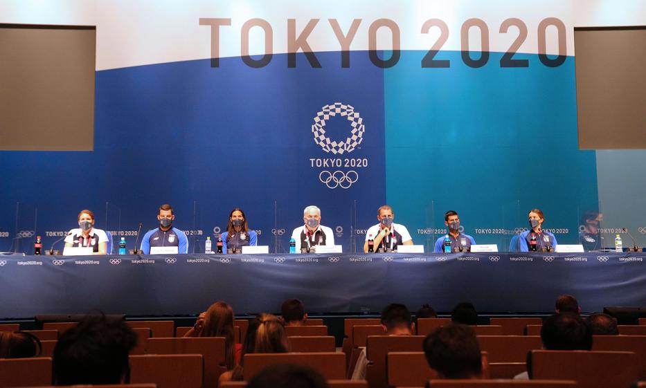 Nagy reményekkel indultak a magyar sportolók az Olimpiára. / Fotó: Northfoto