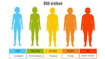 BMI index, bmi-kalkulátor, testtömeg-index, bmi értékek