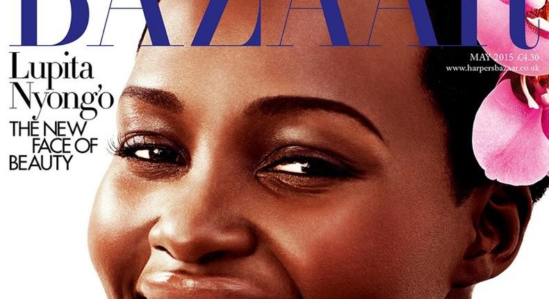 Lupita Nyong'O covers Harper's Bazaar Uk