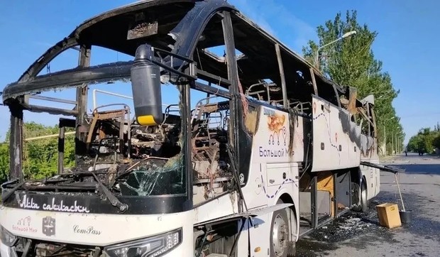 Napad na autobus u Donjecku